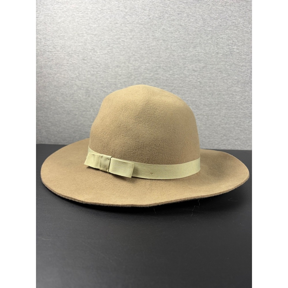 Brixton Dalila Hat Wide Brim Wool Tan Boho Western